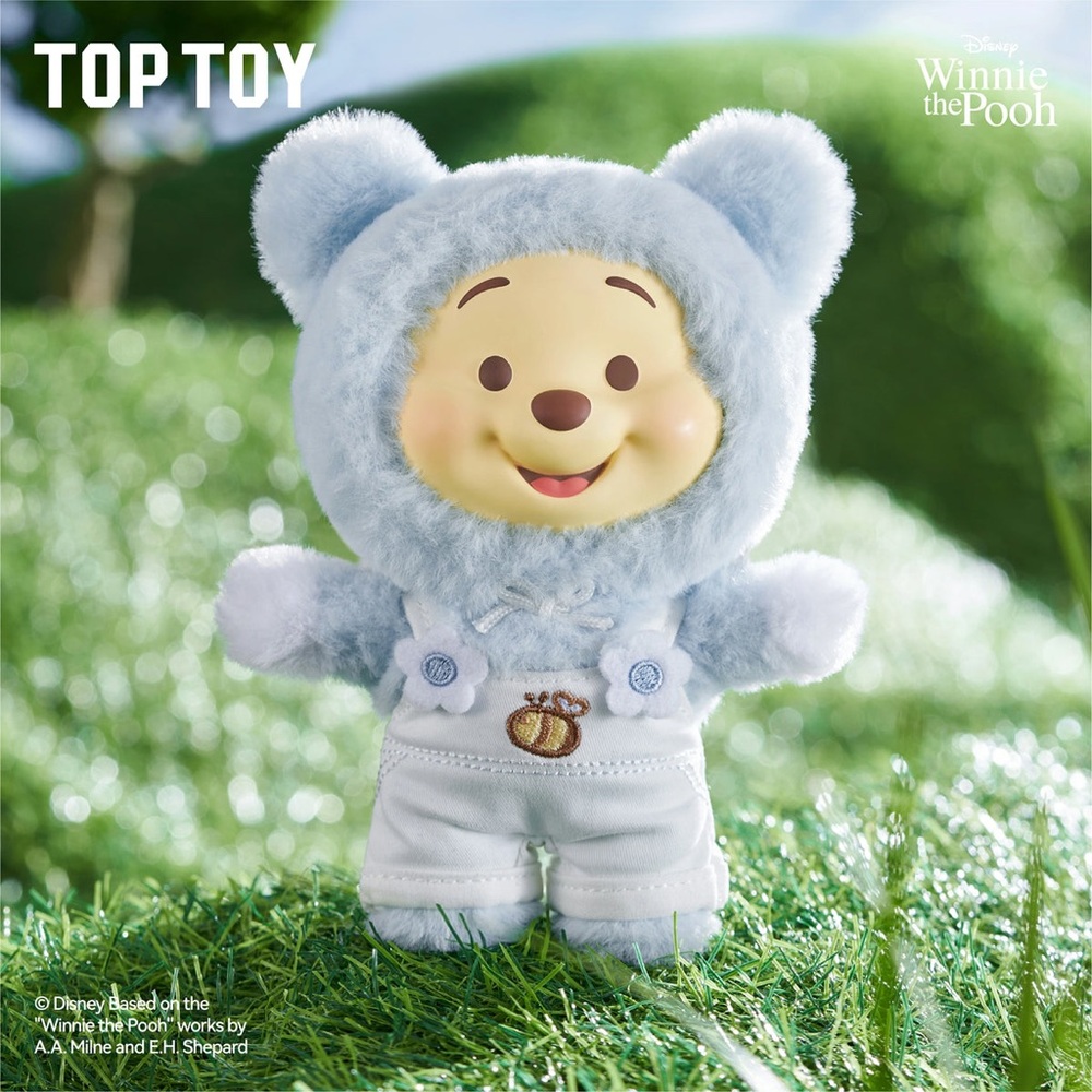 Top Toy Winnie The Pooh Candy Series Plush Pendant - Blue Pea Jelly